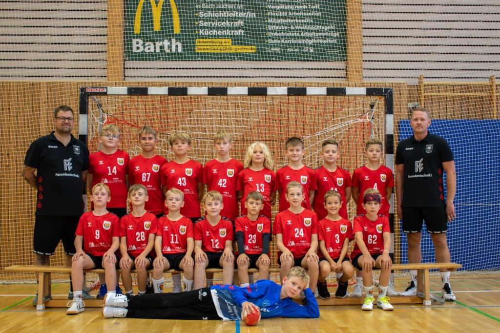SV Motor Barth Männliche Jugend E – Heimtrikot